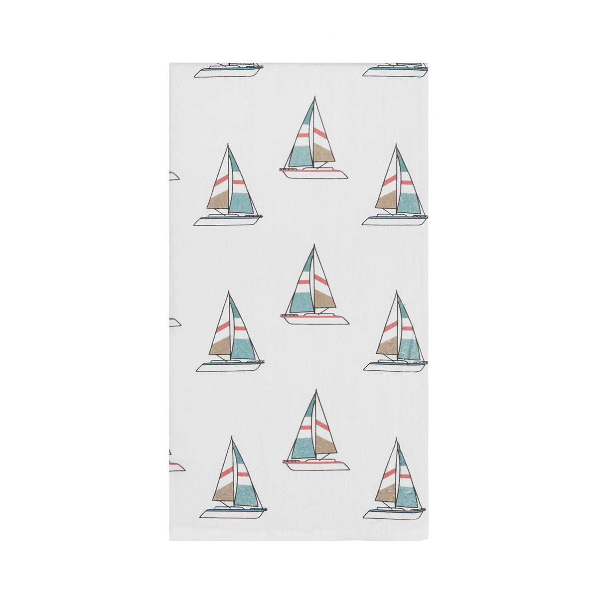 Sailboats Kitchen Towel