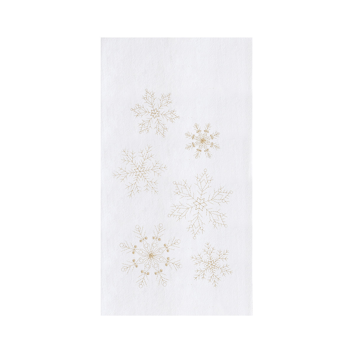 Gold Snowflake Kitchen Towel