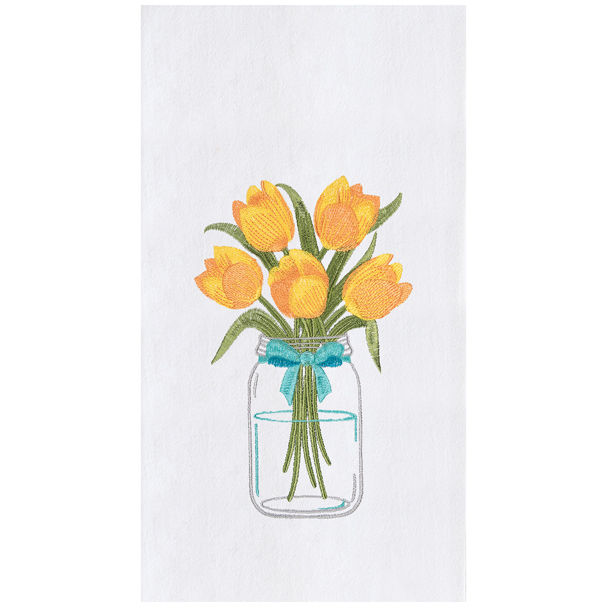 Tulip Mason Jar Kitchen Towel