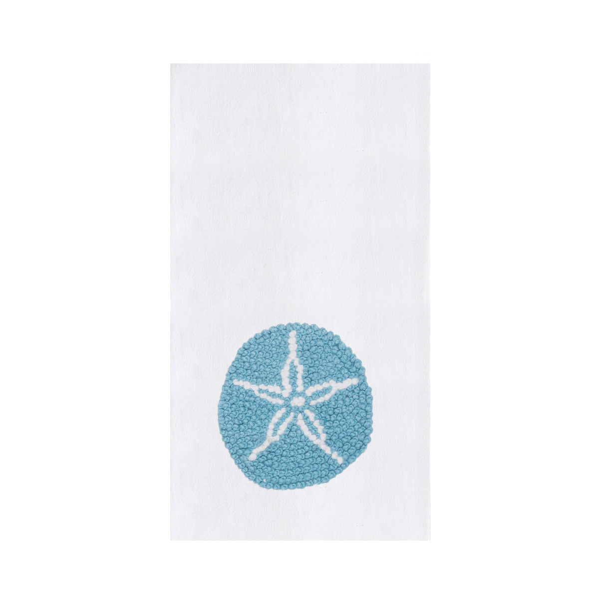 Sand Dollar French Knot Kitchen Towel
