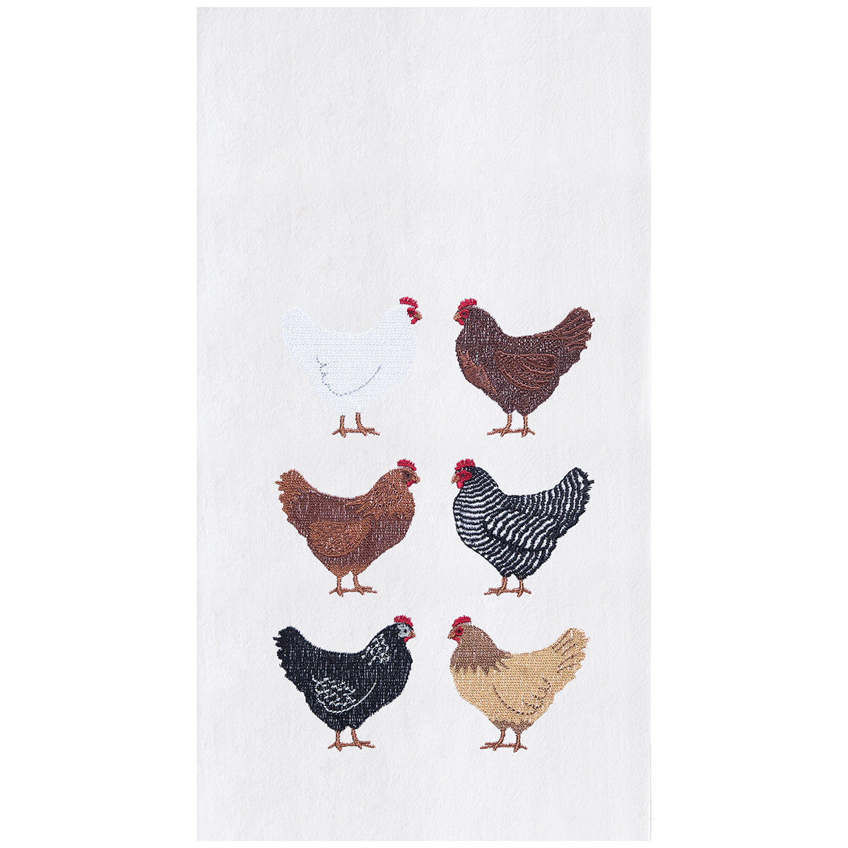 Chicken Breeds Flour Sack Kitchen Towel