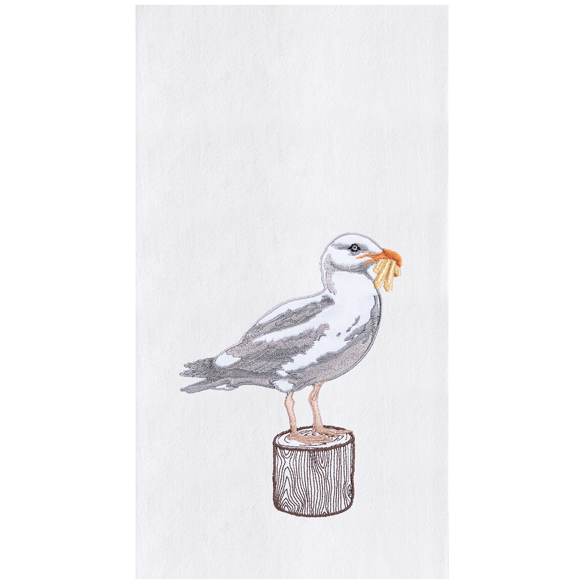 Seagull & French Fry Flour Sack Kitchen Towel
