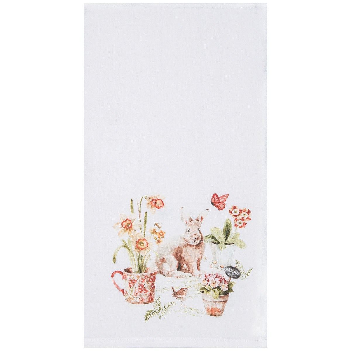Little Garden Bunny Printed Kitchen Towel