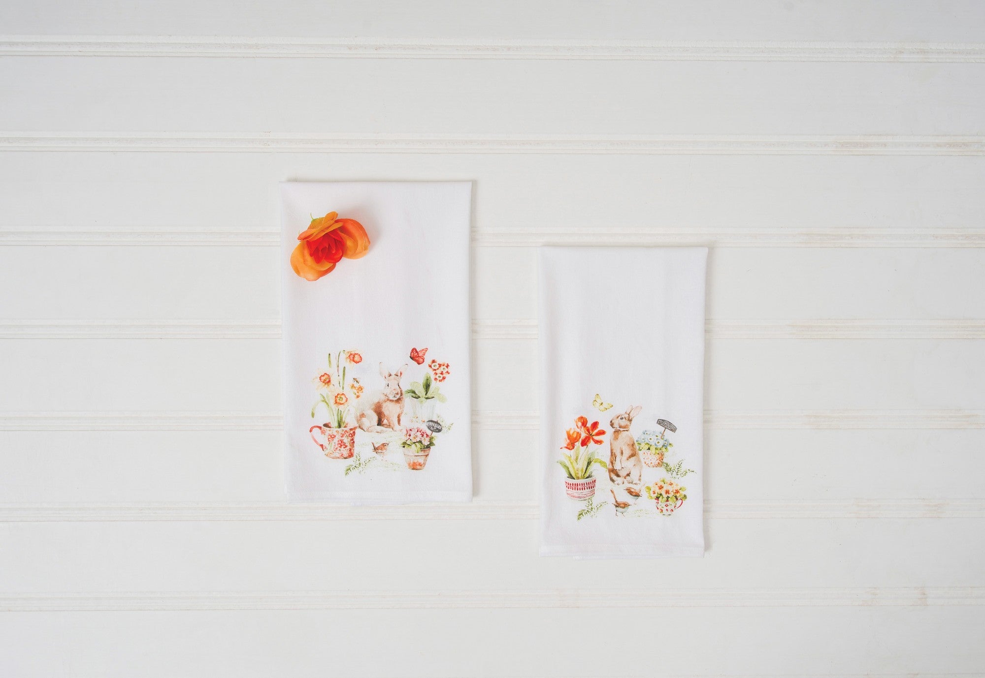 Little Garden Bunny Printed Kitchen Towel