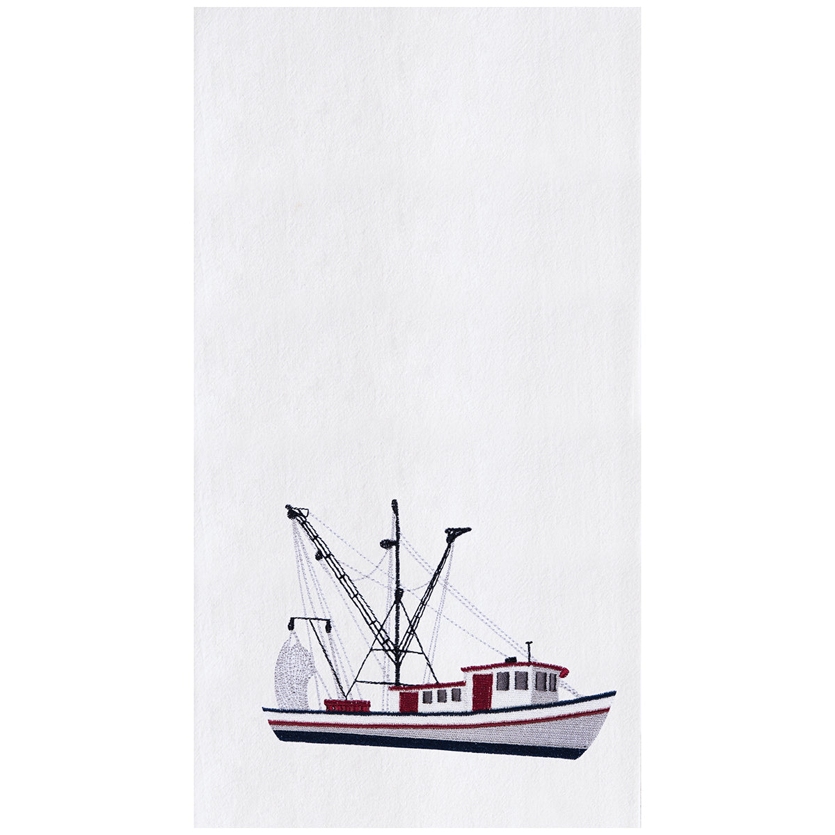 Shrimp Boat Flour Sack Kitchen Towel