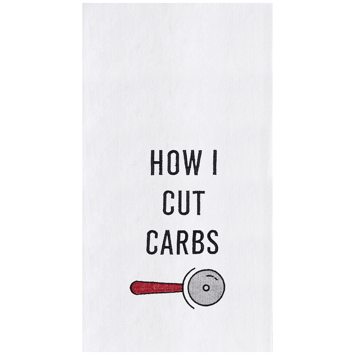 Cut Carbs Flour Sack Kitchen Towel