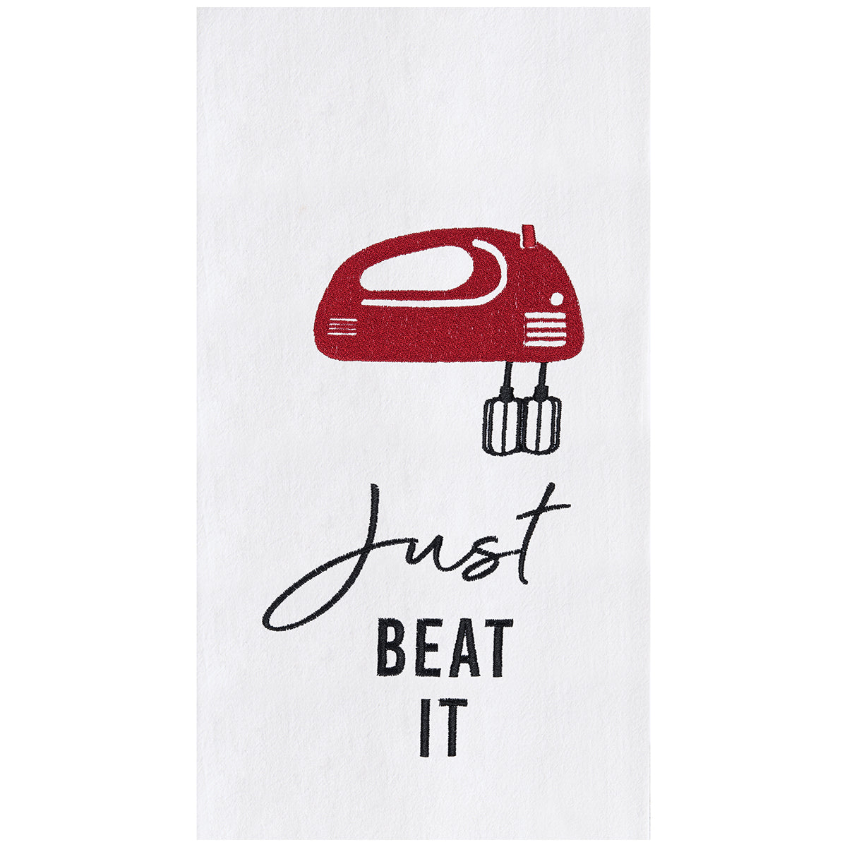 Beat It Flour Sack Kitchen Towel