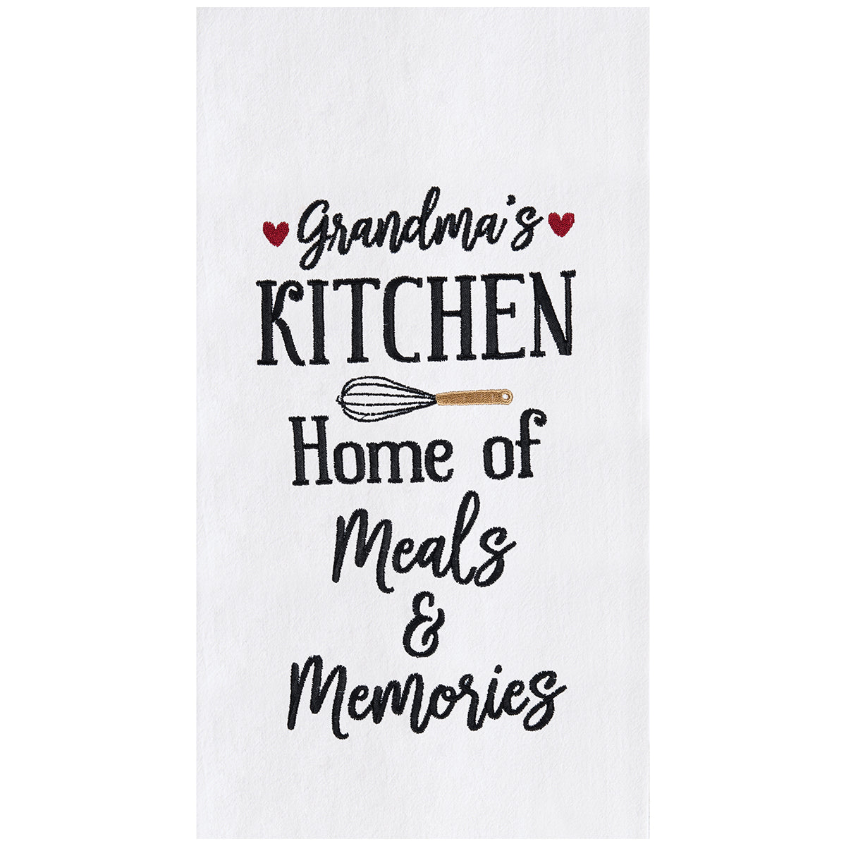 Grandma's Kitchen Meals Flour Sack Kitchen Towel