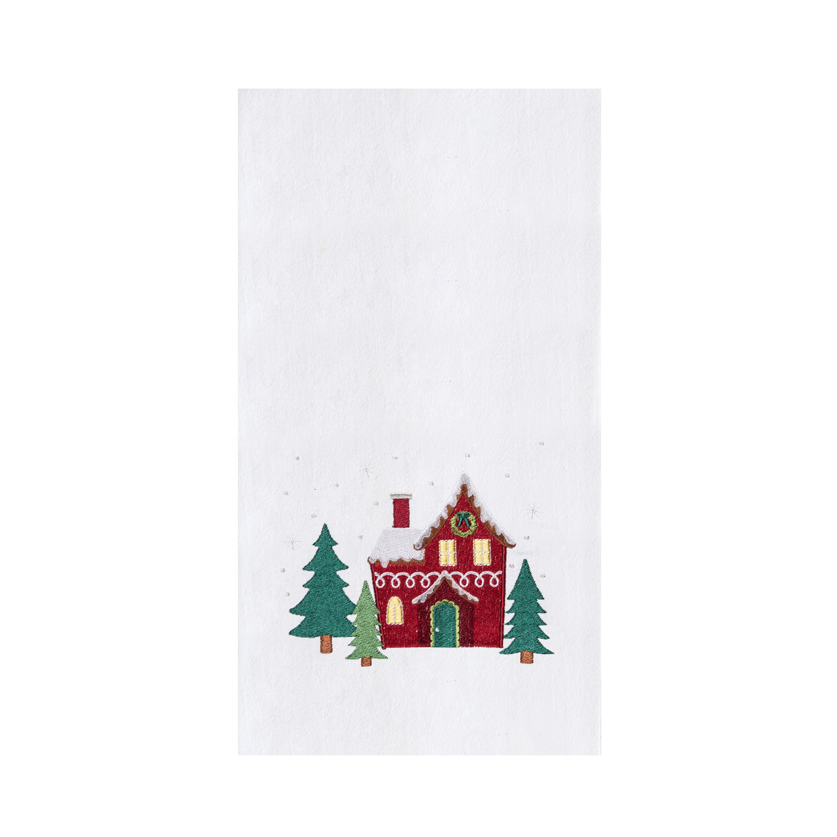 Christmas House Flour Sack Kitchen Towel