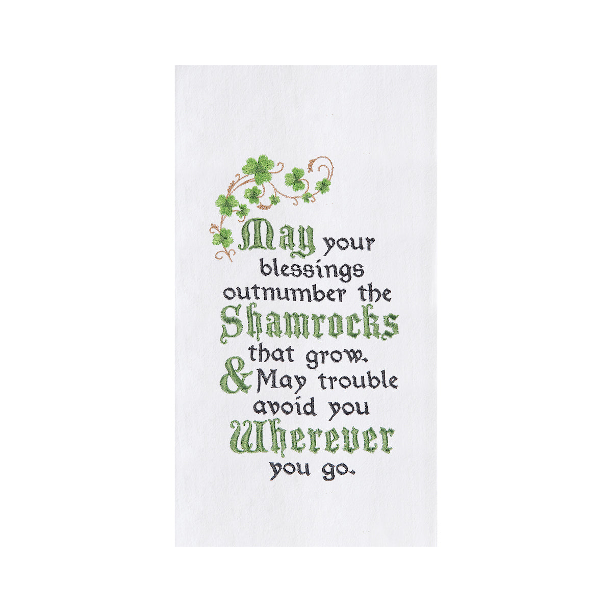 Outnumber The Shamrocks Kitchen Towel
