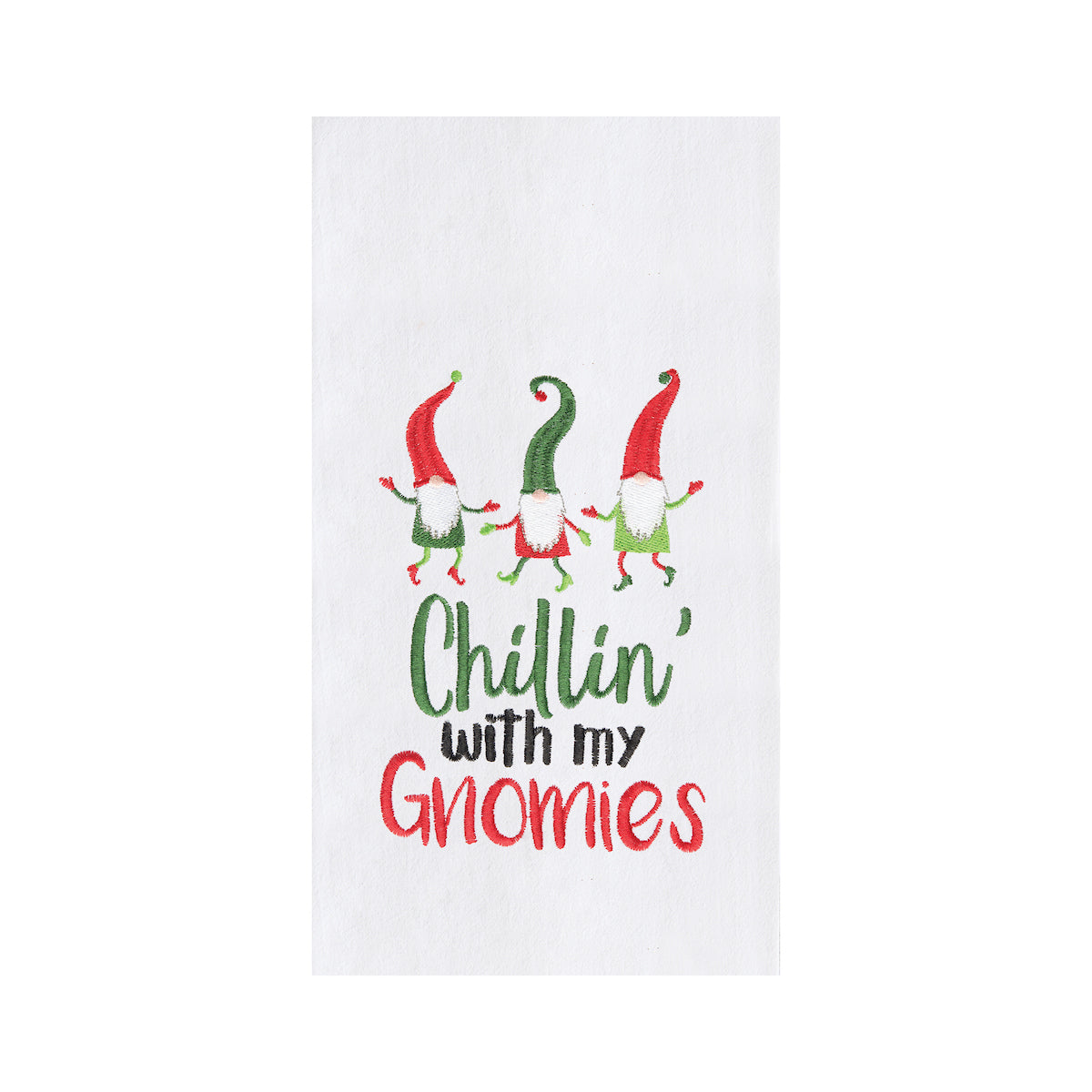 Chillin with My Gnomies Kitchen Towel