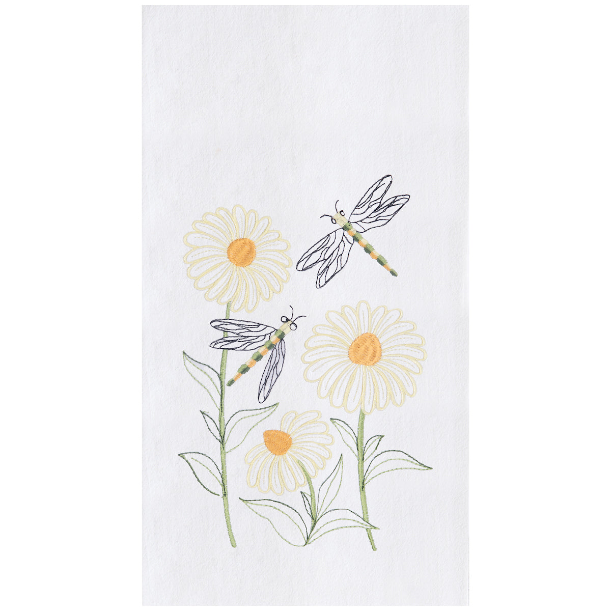 Dragonflies & Daisies Kitchen Towel