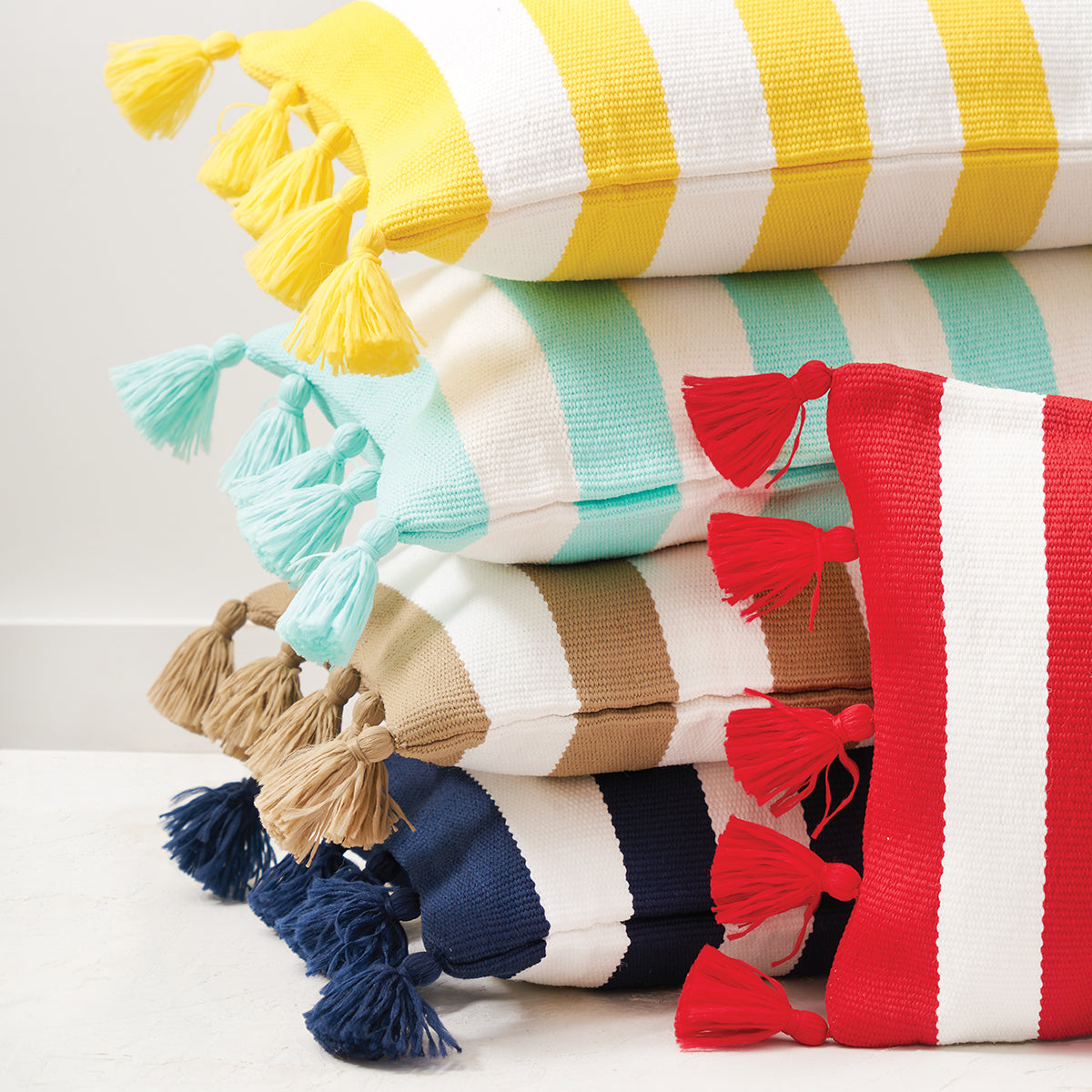 Cabana Stripes Indoor Outdoor Pillow
