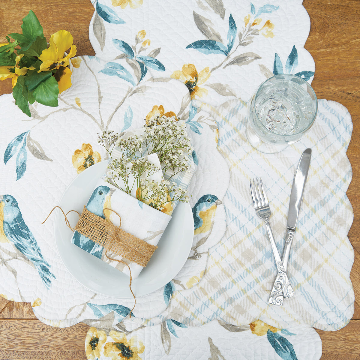 Calix Bluebird Table Linens