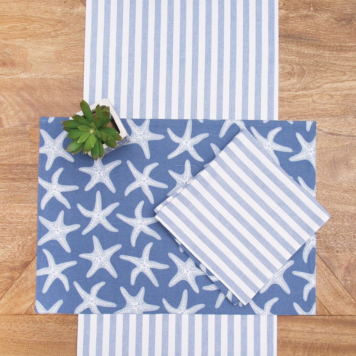 Calming Seas Starfish Table Linens
