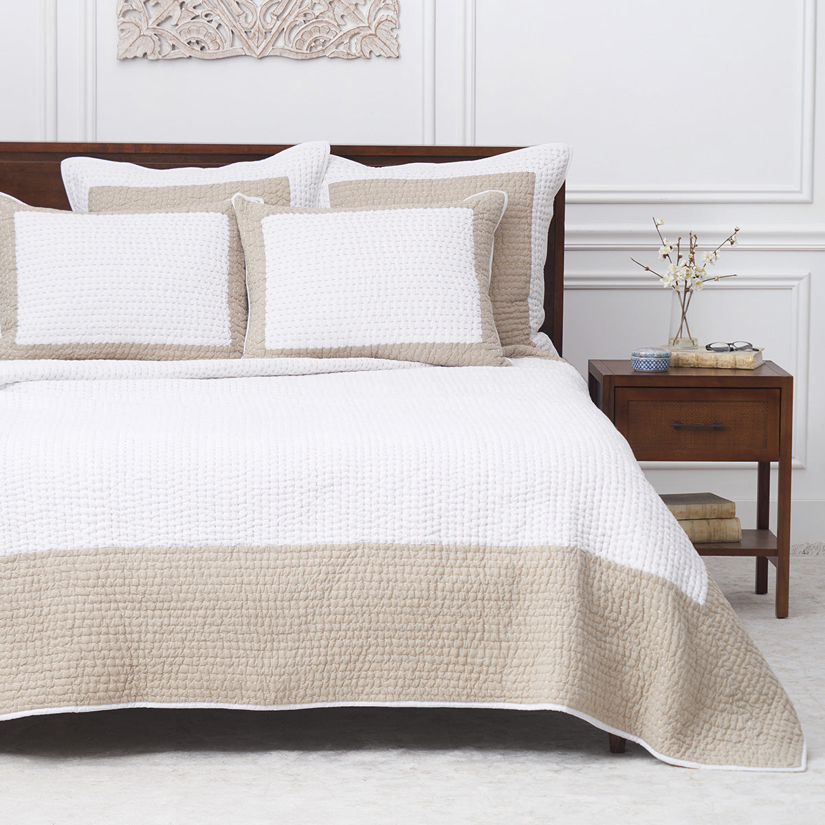 Tamia Natural King Sham