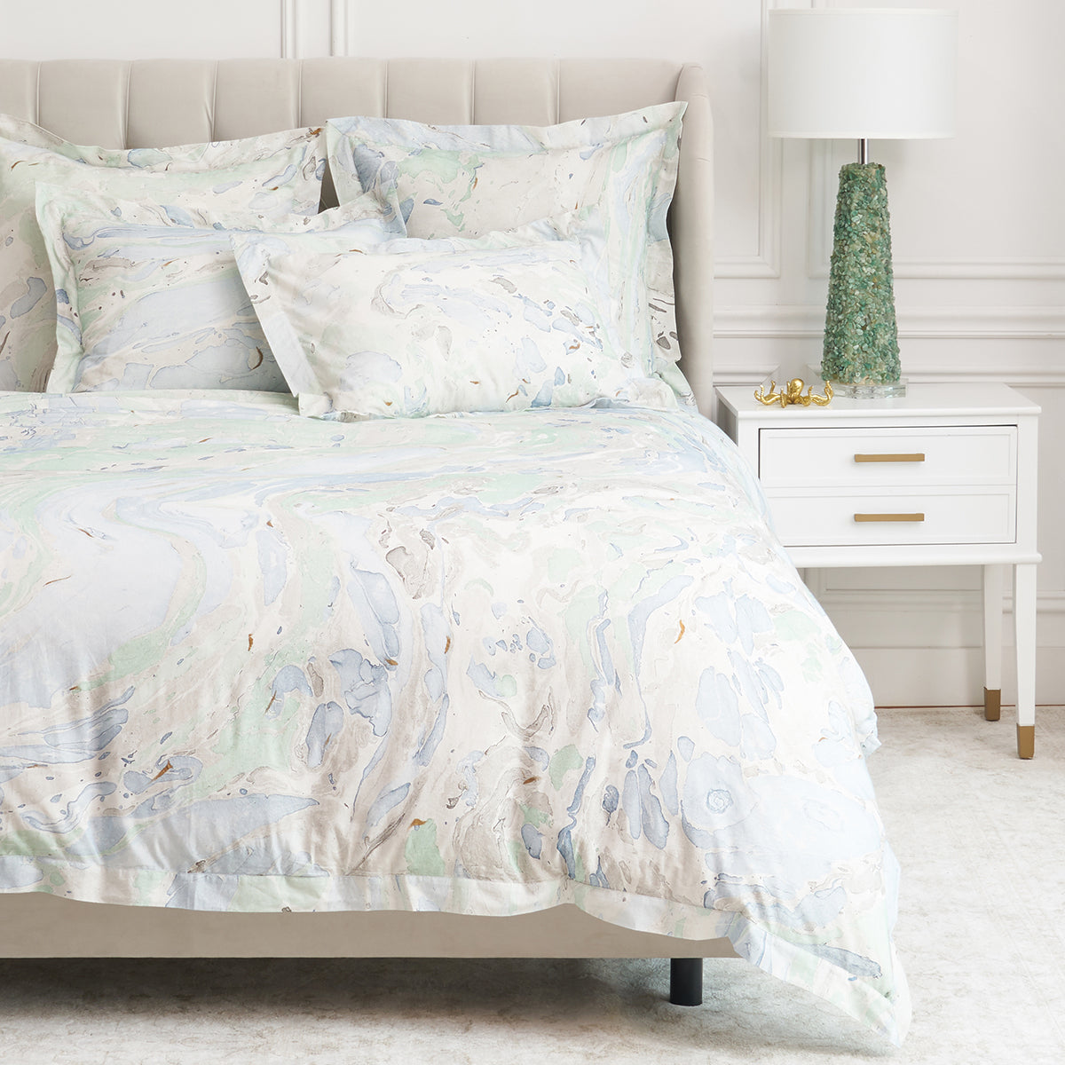 Marble Sea Glass Standard Sham