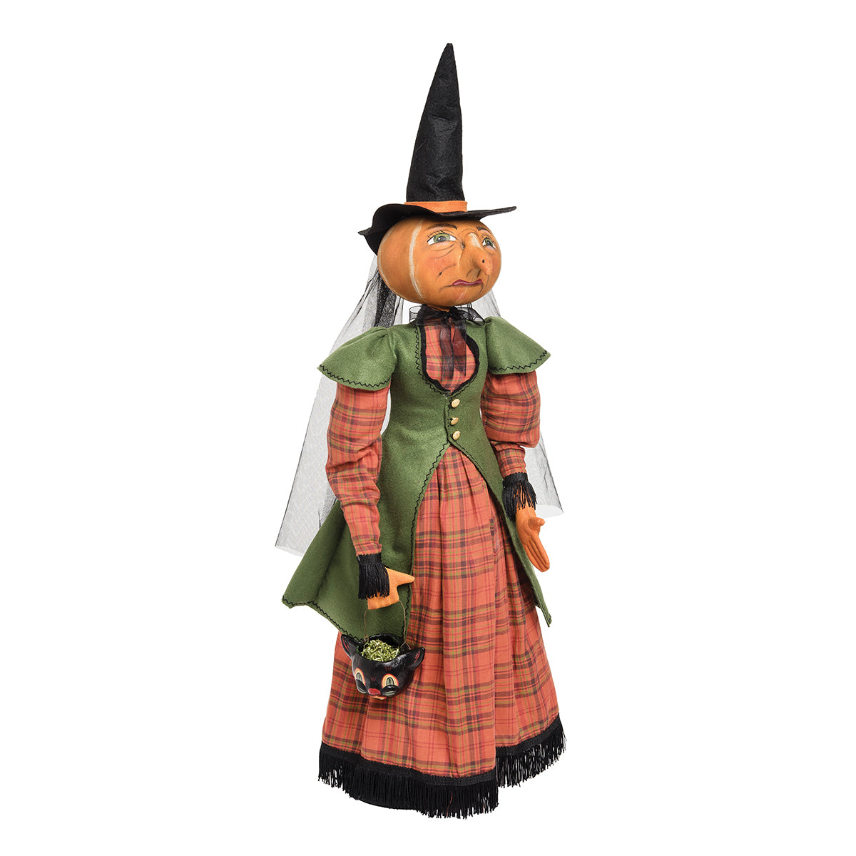 Ophelia Pumpkin Witch on Stand