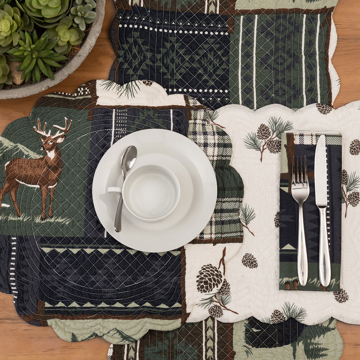 Greenstone Pines Table Linens