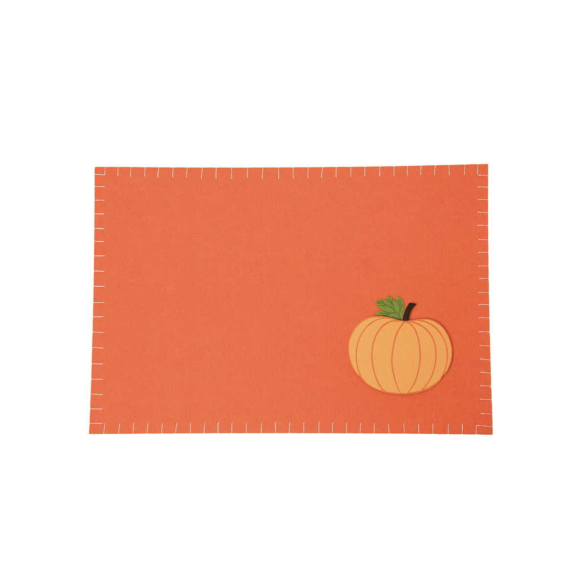 Harvest Pumpkin Felt Table Linens