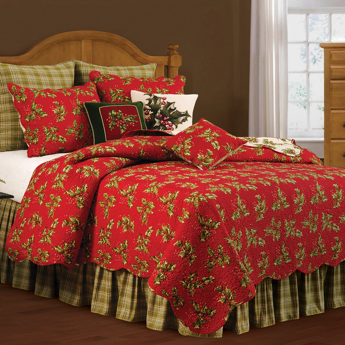 Holly Red Quilt