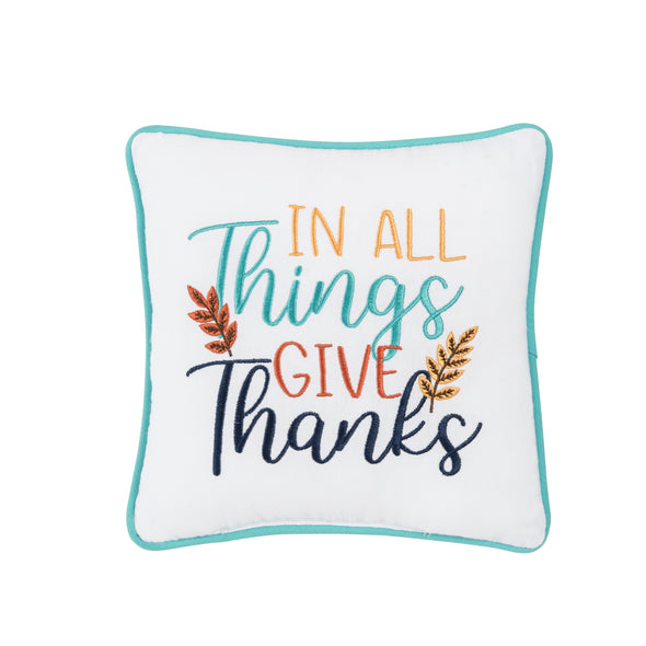 In All Give Thanks Pillow