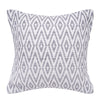grey diamond patterned indoor outdoor pillow