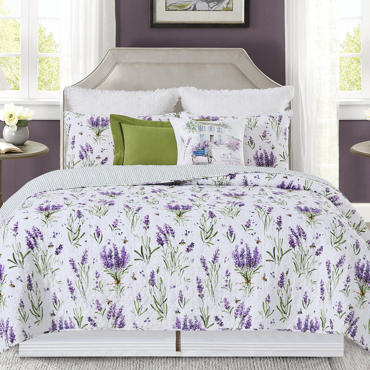 Lavender Fields Quilt Set