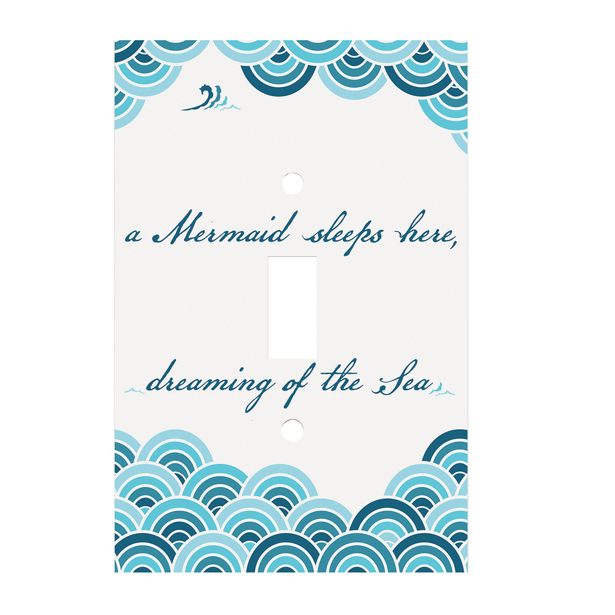 Mermaid Sleeps Here Switchplate