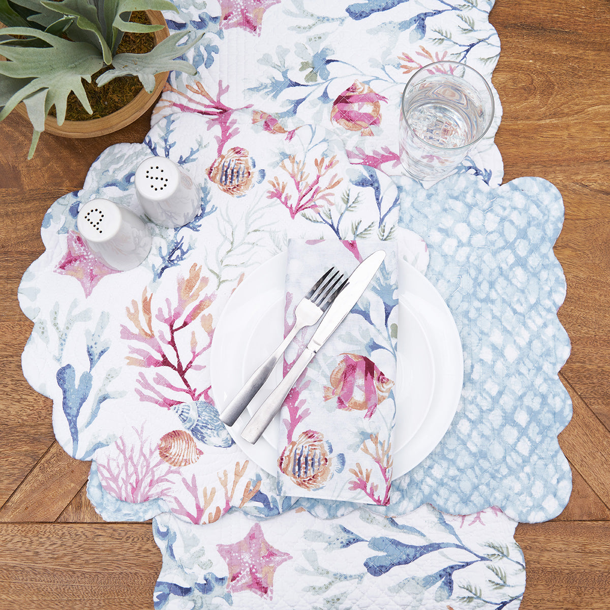 Nori Coral Table Linens
