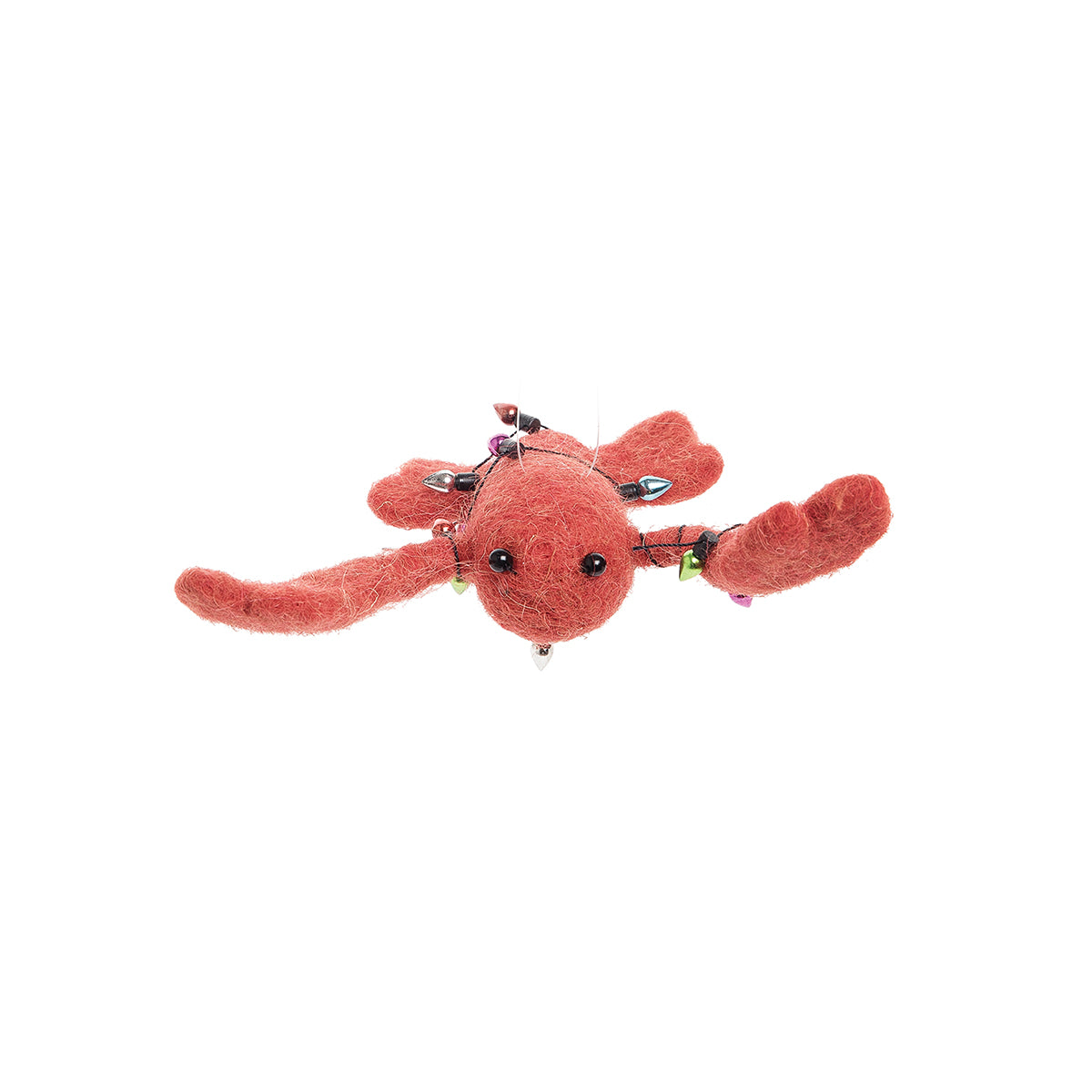 Lobster with  Lights Wool Ornament