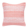 light pink geometric pattern indoor outdoor pillow