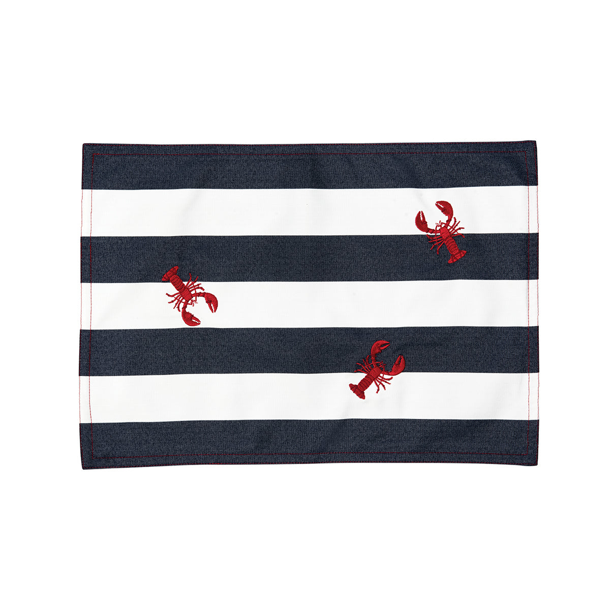 Lobster Stripe Outdoor Table Linens