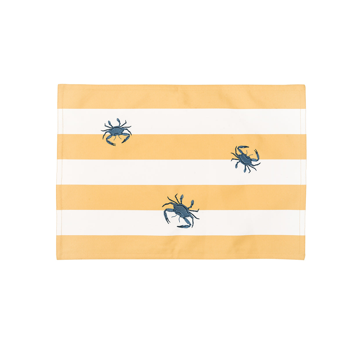 Crab Stripe Outdoor Table Linens