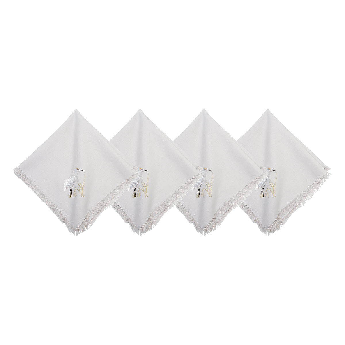 White Egret Table Linens