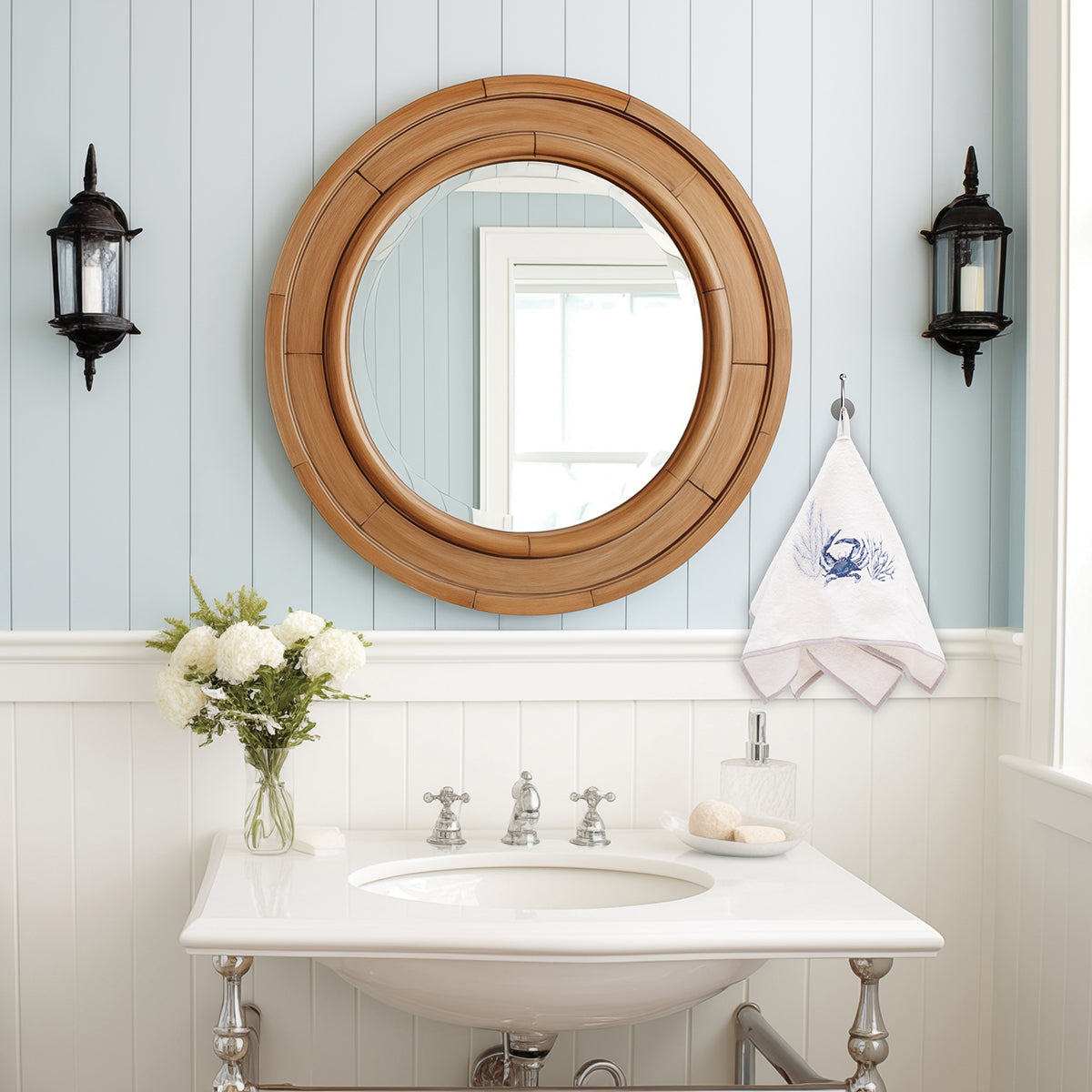 Blue Crab Terrycloth Guest Towel