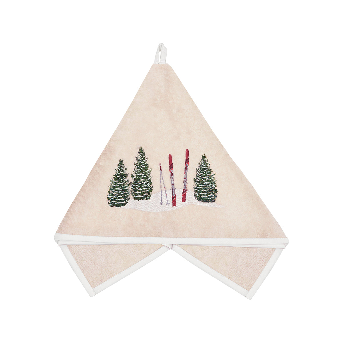 Ski Mountain Terrycloth Guest Towel