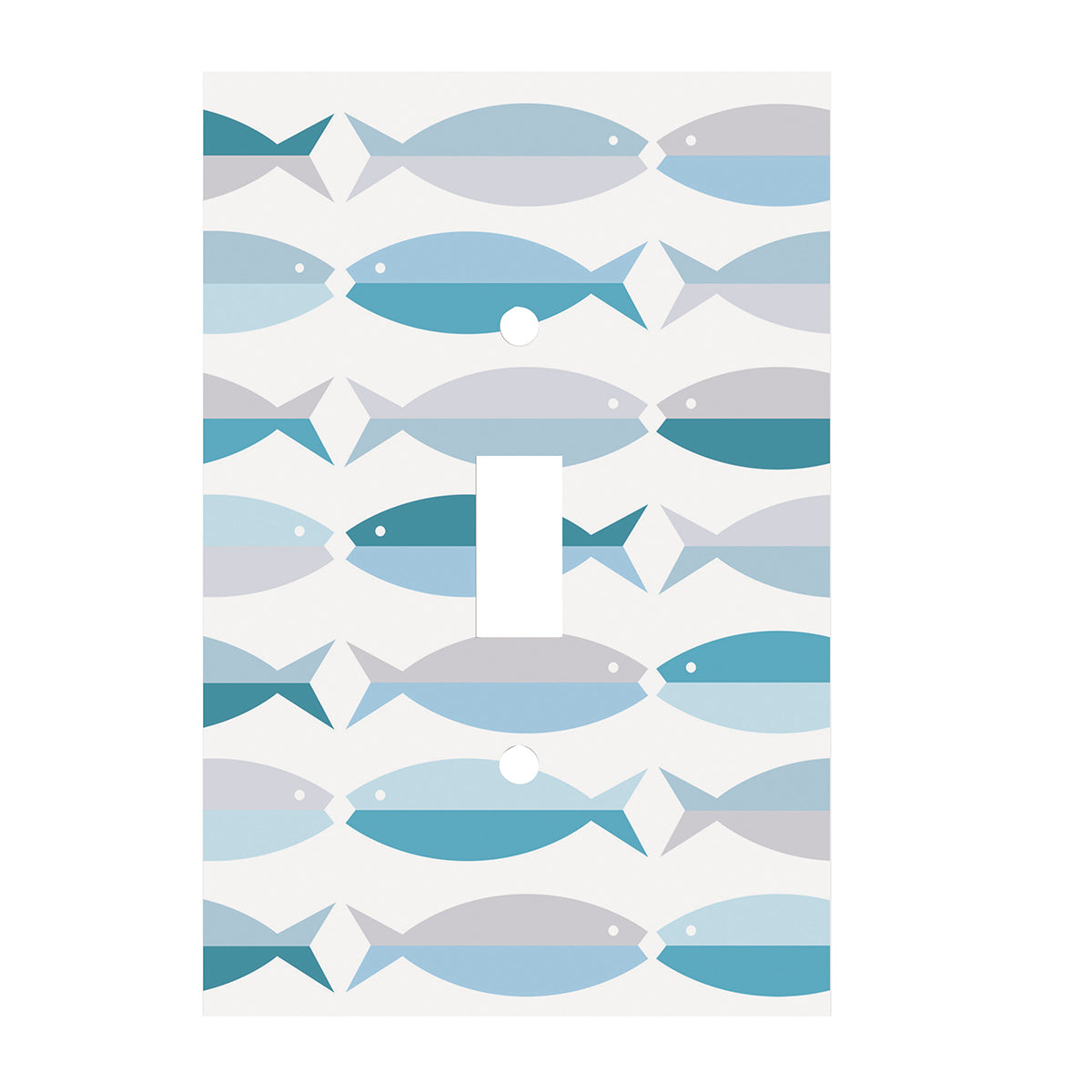 Seaglass Fish Switchplate