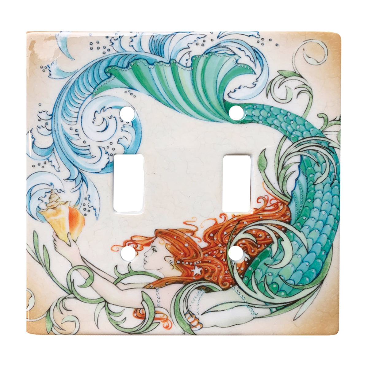 Vintage Mermaid Switchplate
