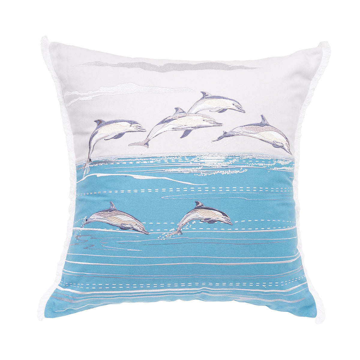 Dolphin Cove Indoor Pillow