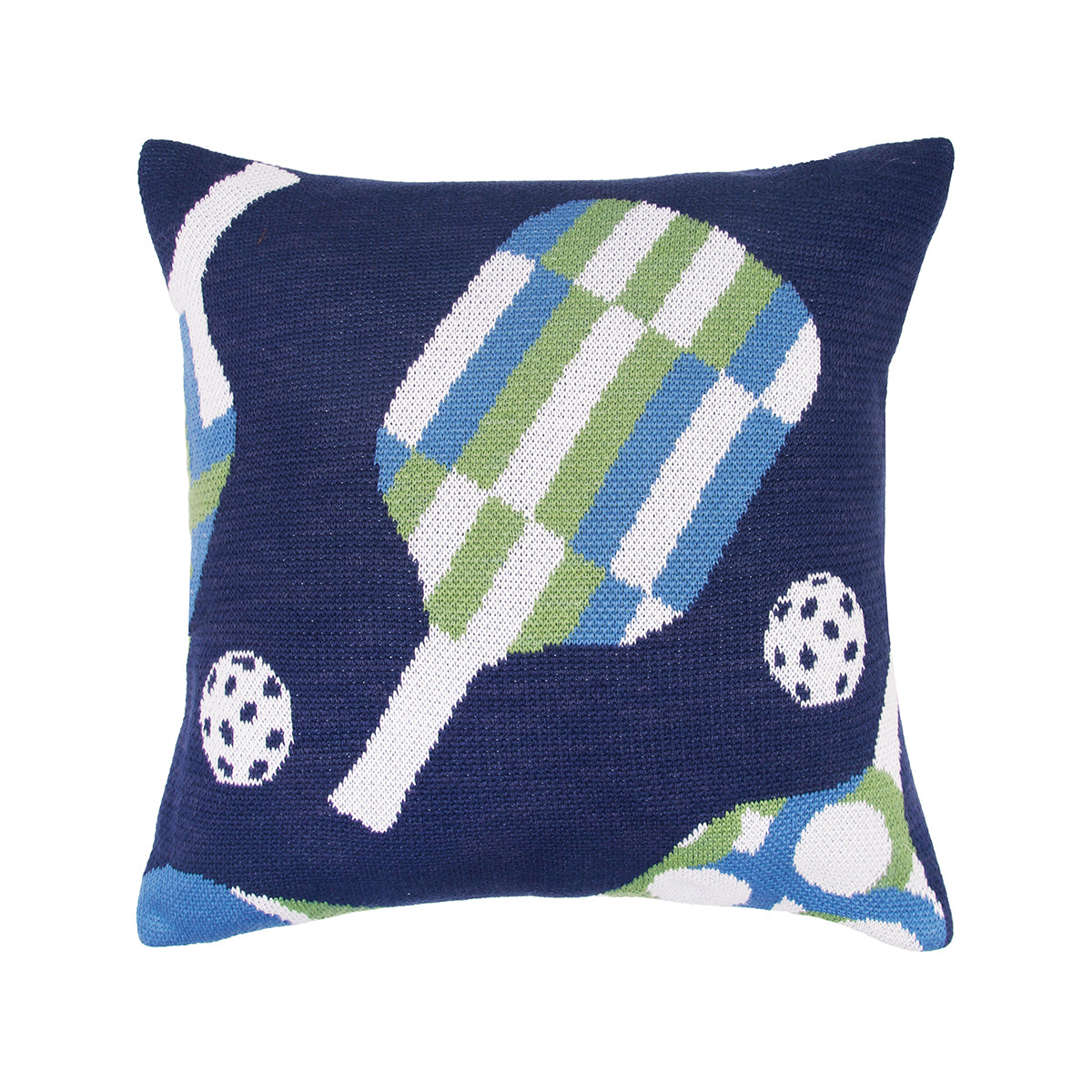 Game, Set, Nap Knit Indoor Outdoor Pillow