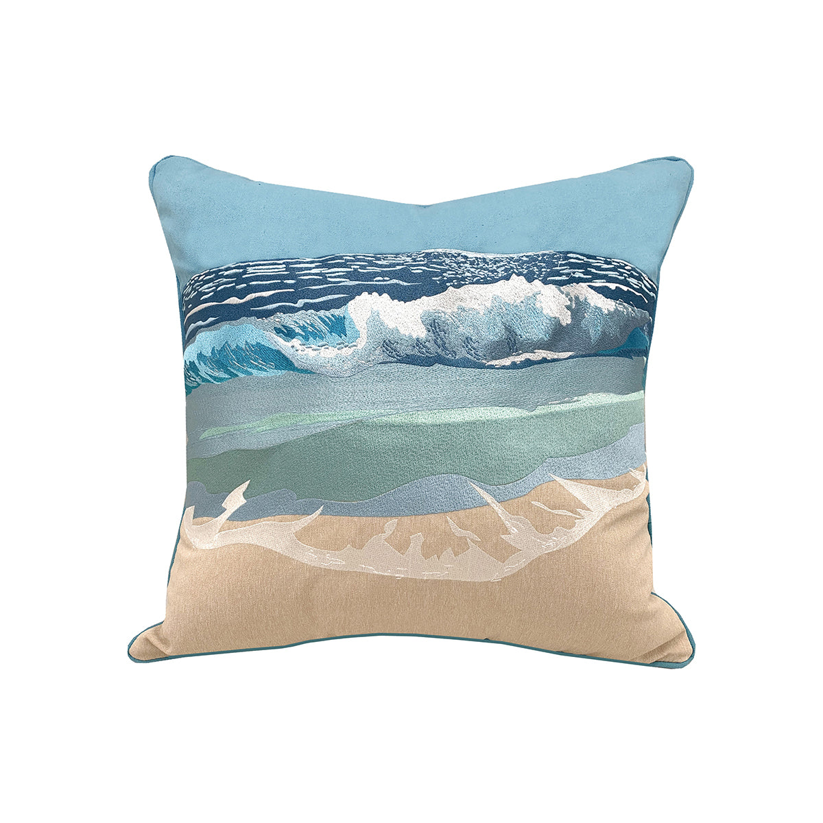 Surf Breaker Indoor Outdoor Pillow