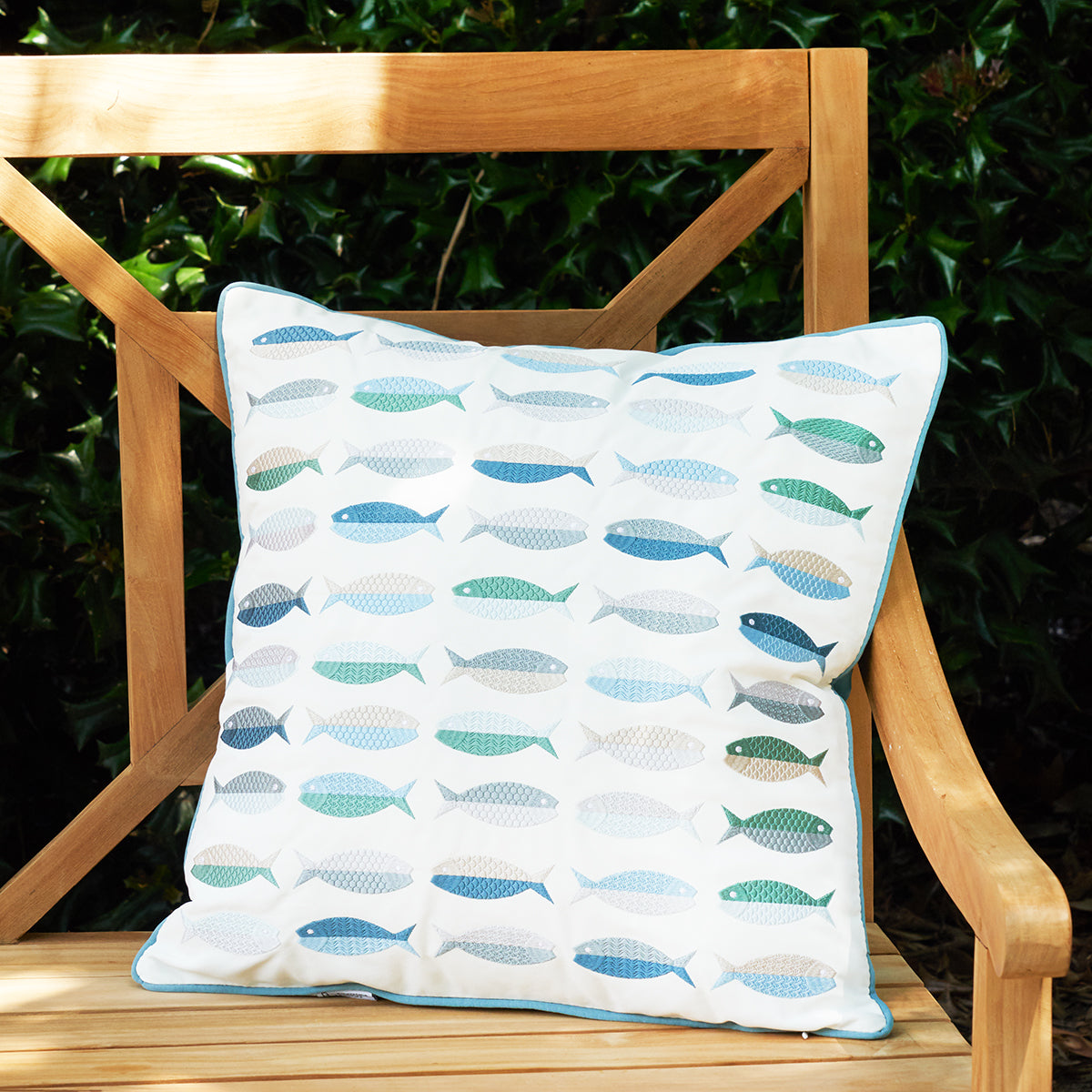 Fish Pattern Indoor Outdoor Pillow