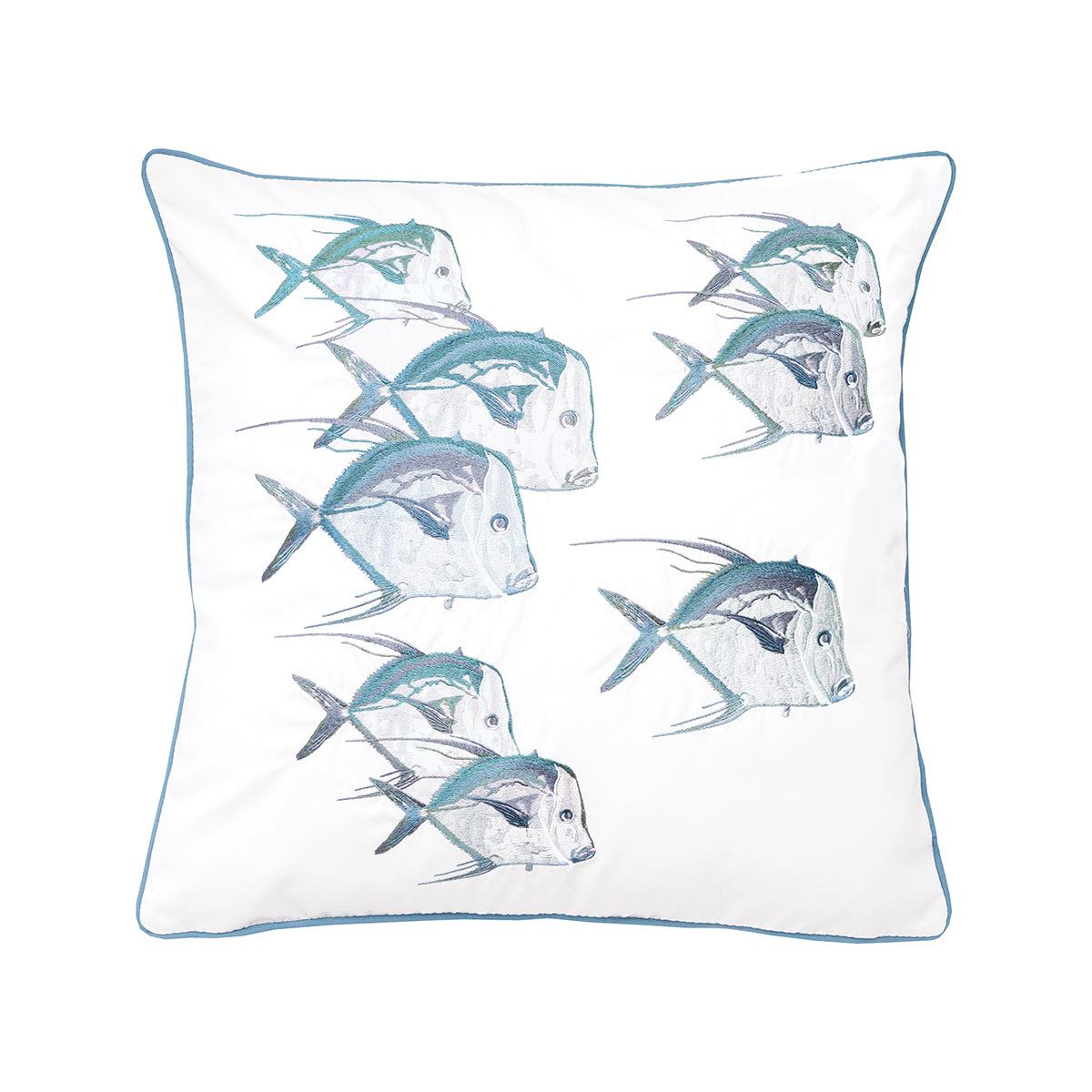 Lookdowns Sea Glass Indoor Outdoor Pillow