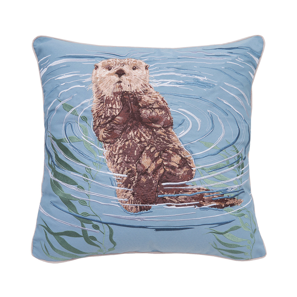 Sea Otter Indoor Outdoor Pillow