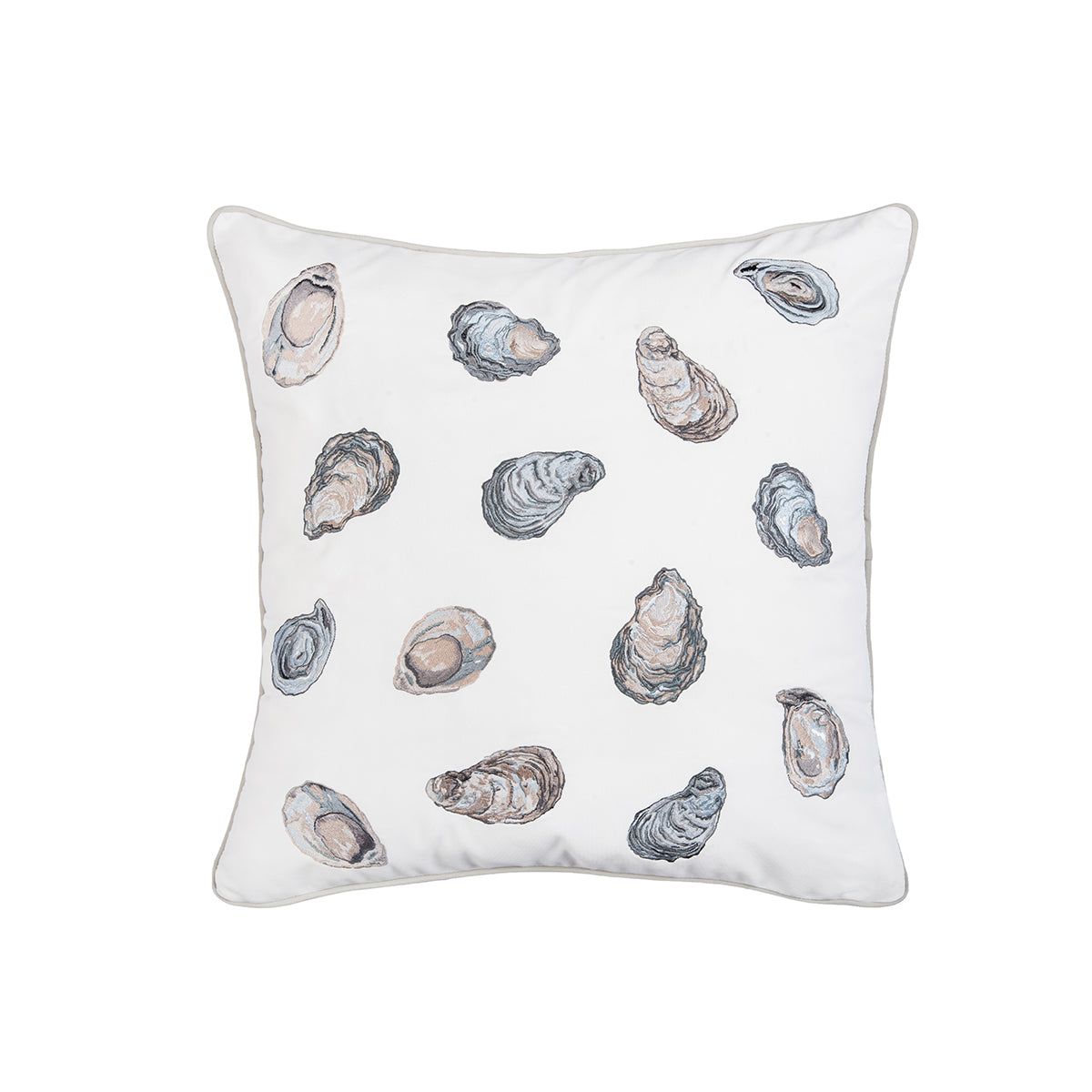 Shucked Oyster Pattern Indoor Outdoor Pillow