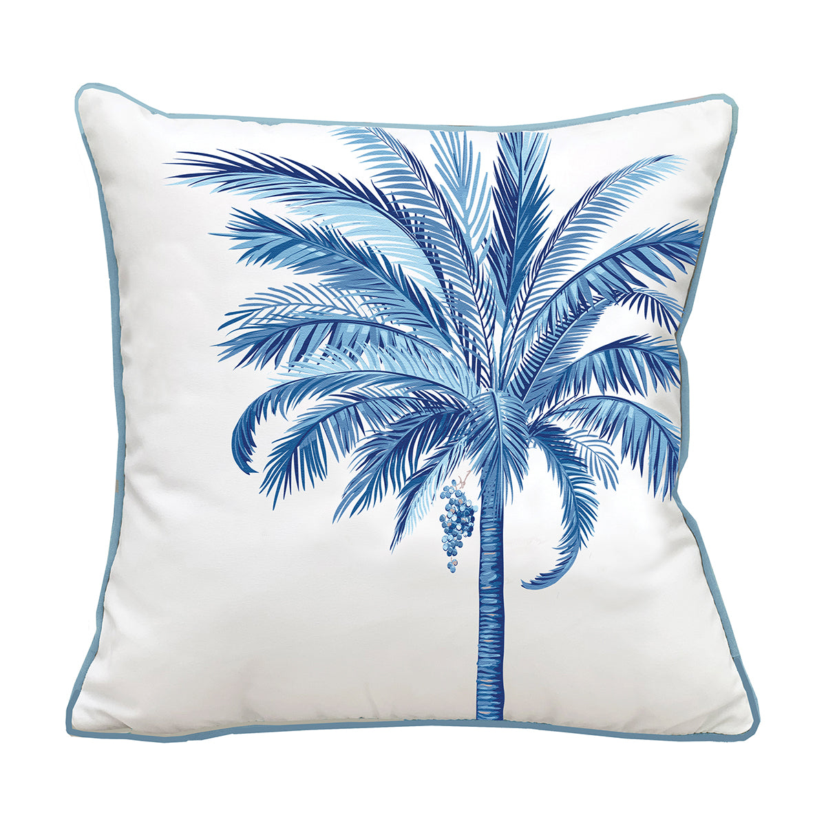Royal Date Palm Right Indoor Outdoor Pillow