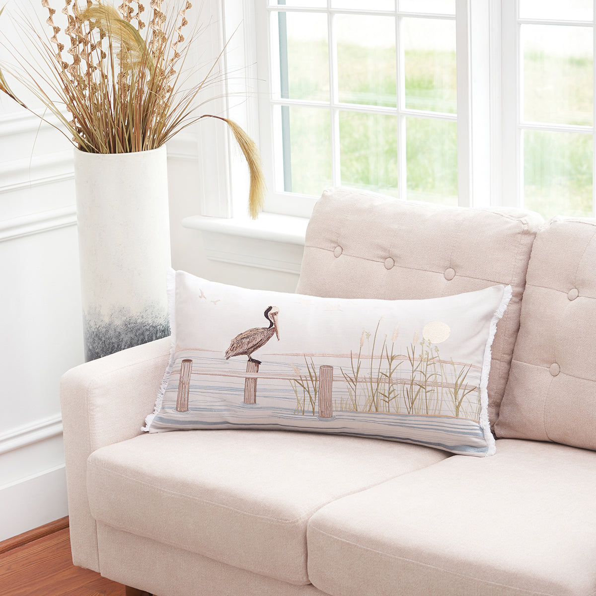 Pelican Bay Indoor Lumbar Pillow