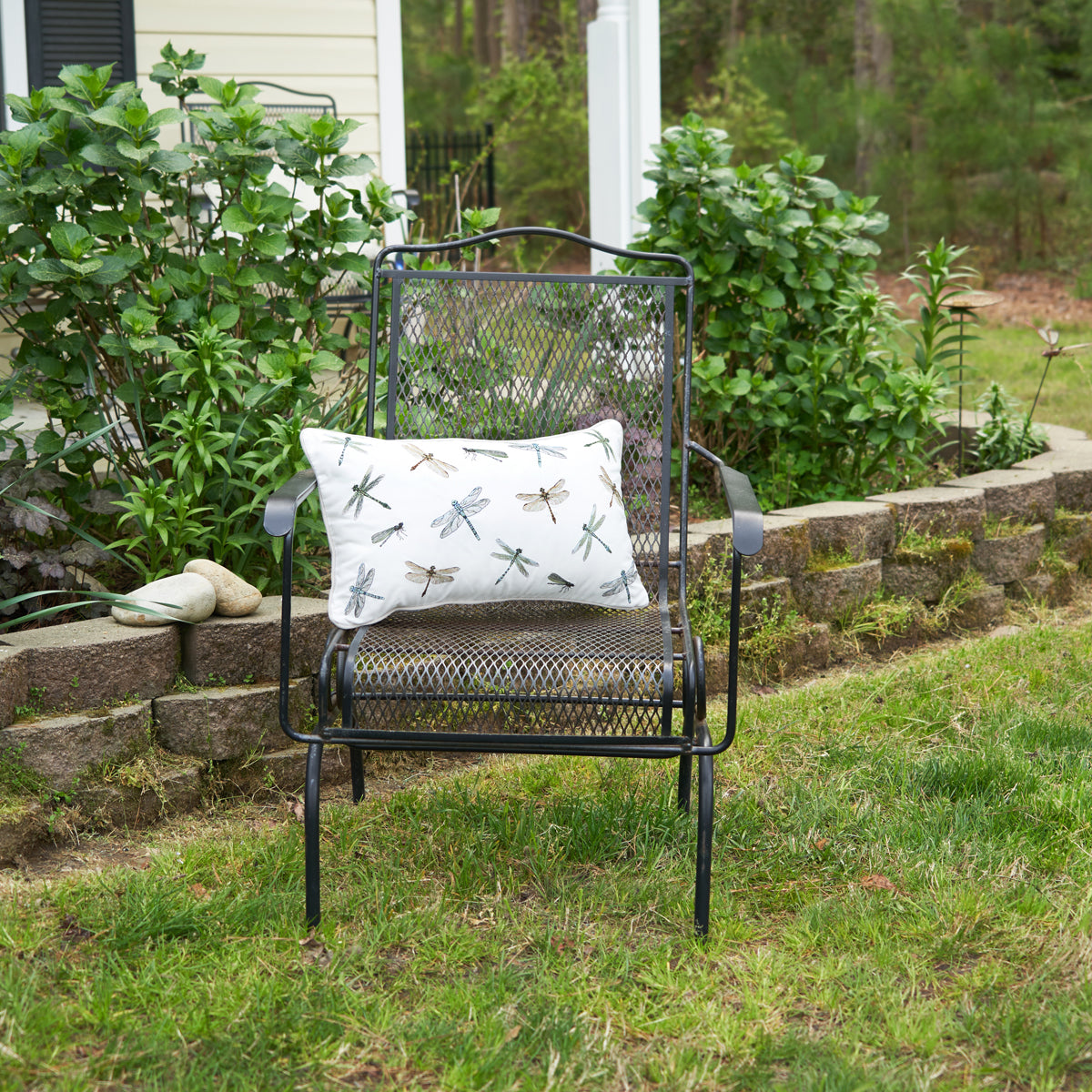 Dragonfly Multi Pattern Indoor Outdoor Lumbar Pillow