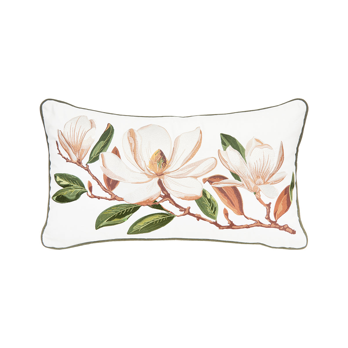 Magnolia Indoor Outdoor Lumbar Pillow